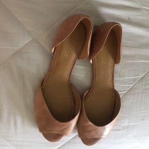 Nine West Nude Flats